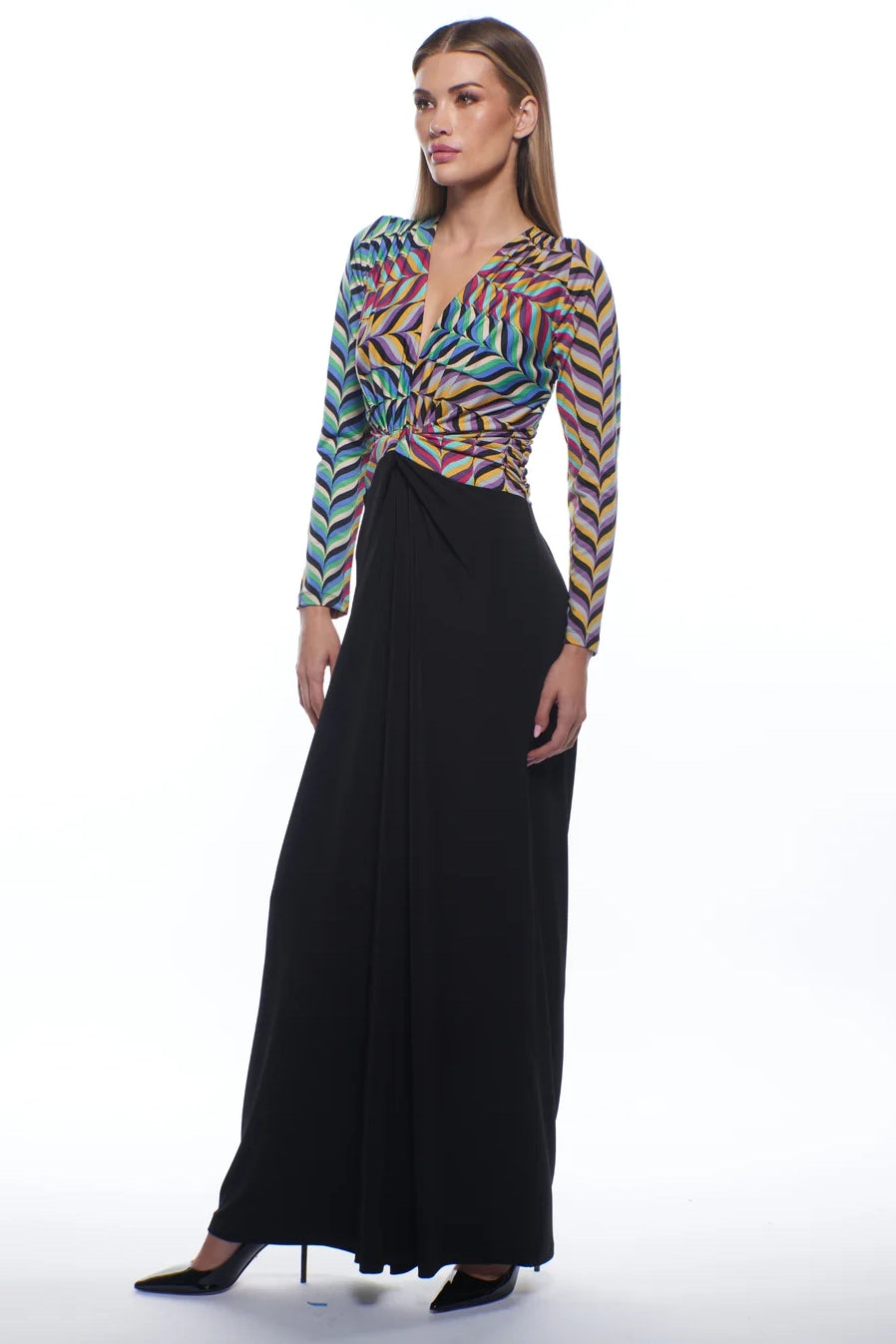 Amber Mixed Wide Leg Jumpsuit