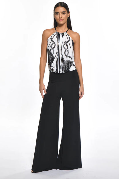 Walter Halter Wide Leg Jumpsuit - Rome Combo