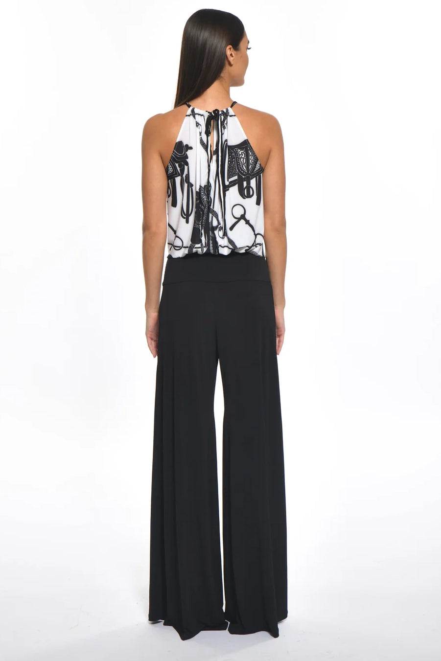 Walter Halter Wide Leg Jumpsuit - Rome Combo