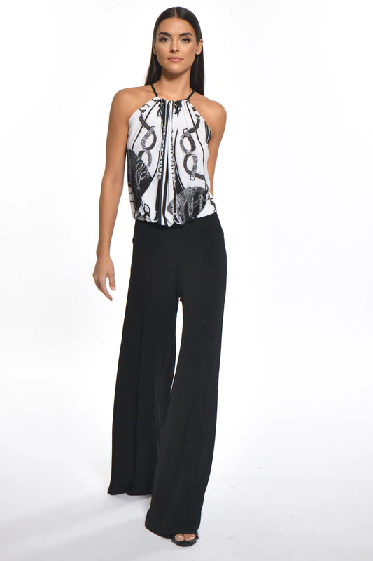 Walter Halter Wide Leg Jumpsuit - Rome Combo