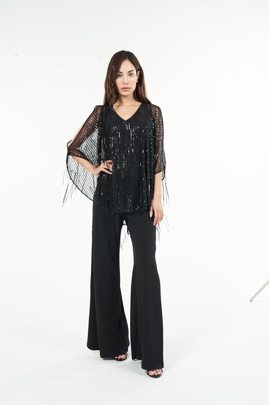 Claire Jumpsuit - Black French