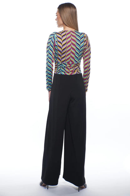 Amber Mixed Wide Leg Jumpsuit