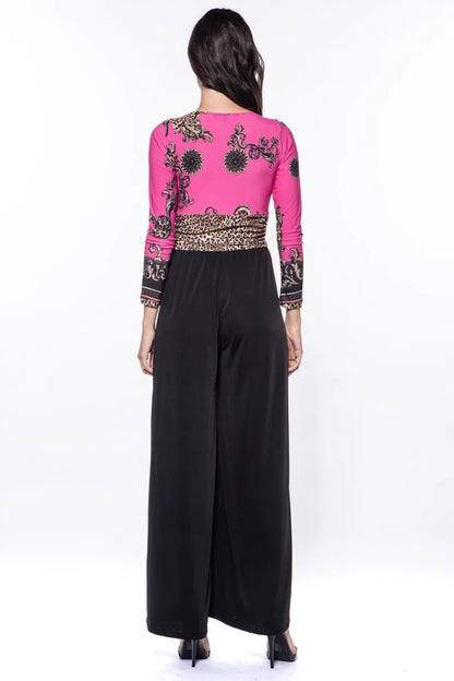 Amber Mixed Wide Leg Jumpsuit