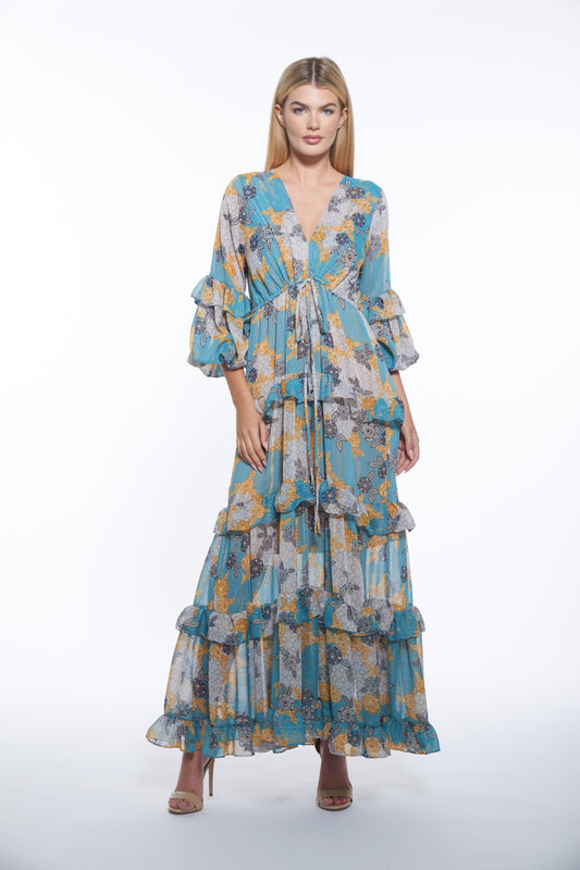 Lona Dress - Teal Dream