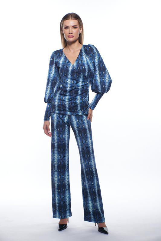 Leslie Pant - Blue Snake