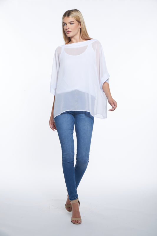 Square Top in White by Julian Chang