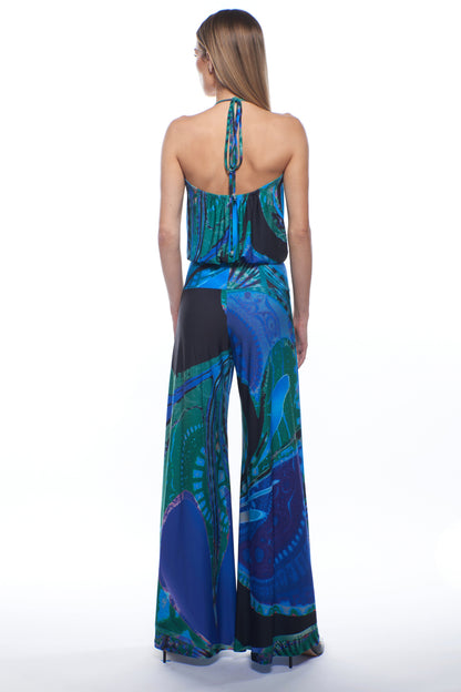 Lola Halter Wide-Leg Jumpsuit