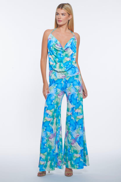 Lola Halter Wide-Leg Jumpsuit