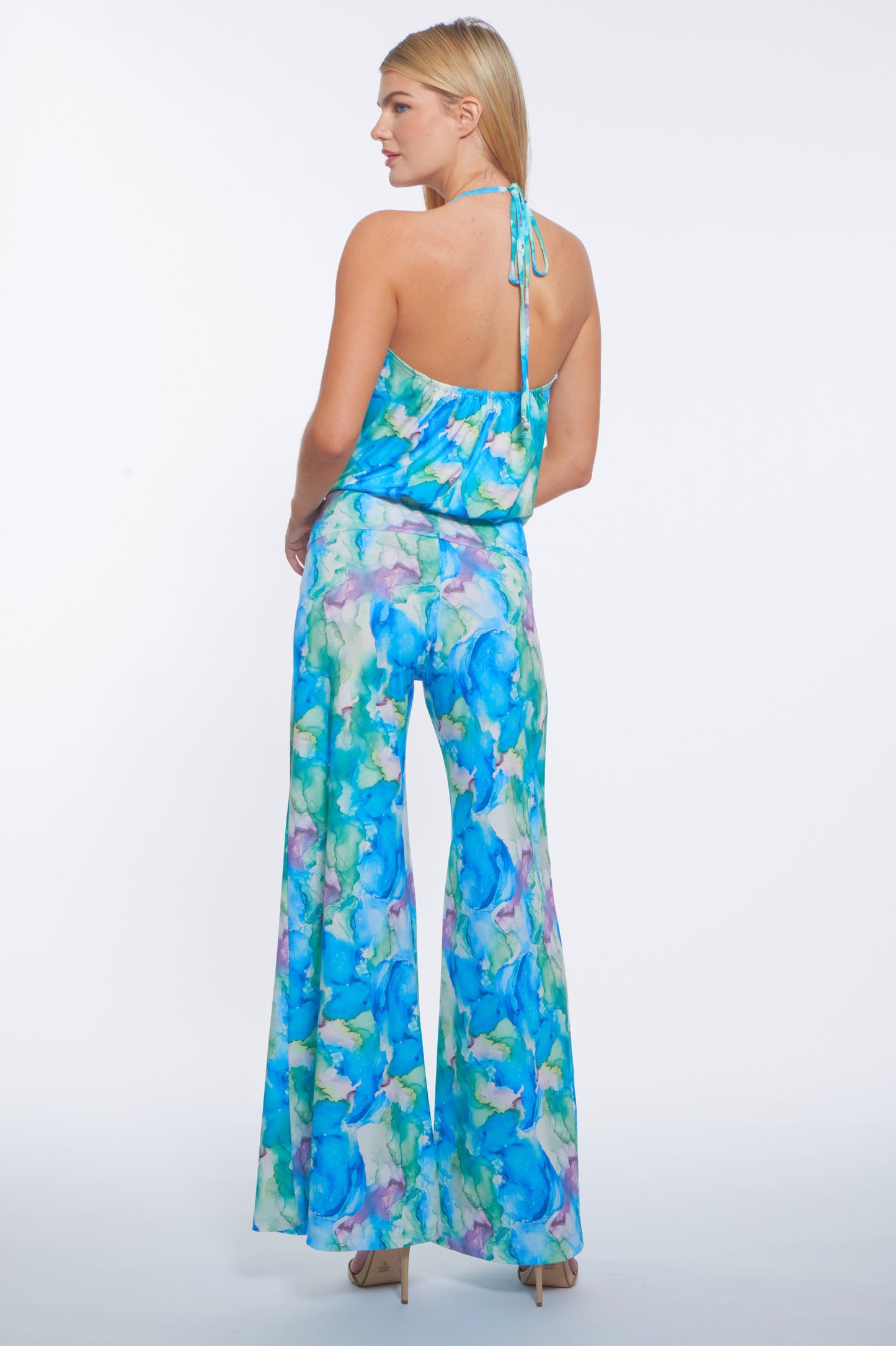 Lola Halter Wide-Leg Jumpsuit
