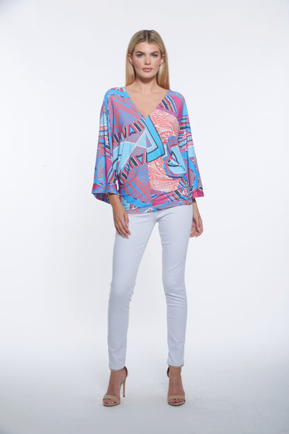 Edi Top in Pop Print by Julian Chang
