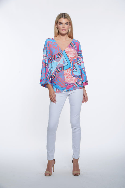Edi Top in Pop Print by Julian Chang