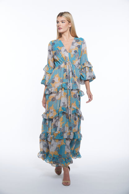 Lona Dress - Teal Dream