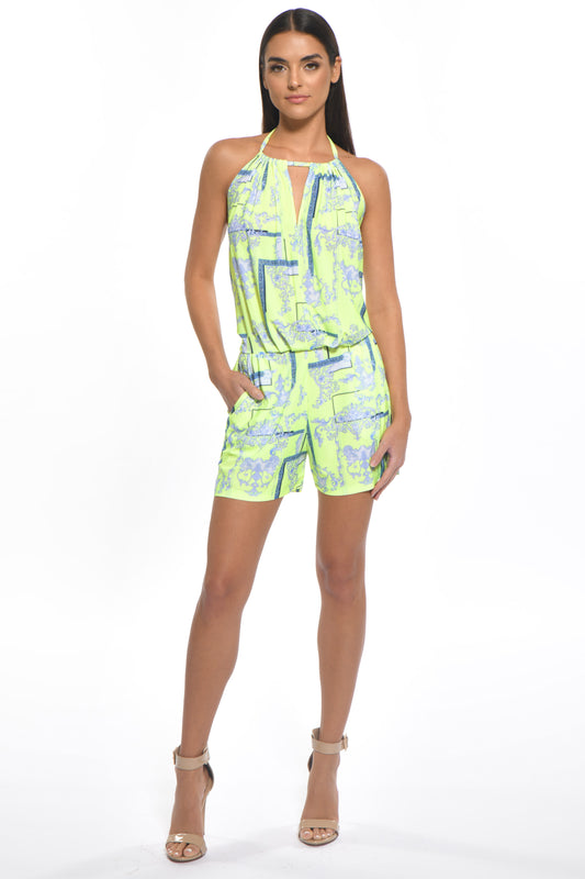 Neon Versace Romper