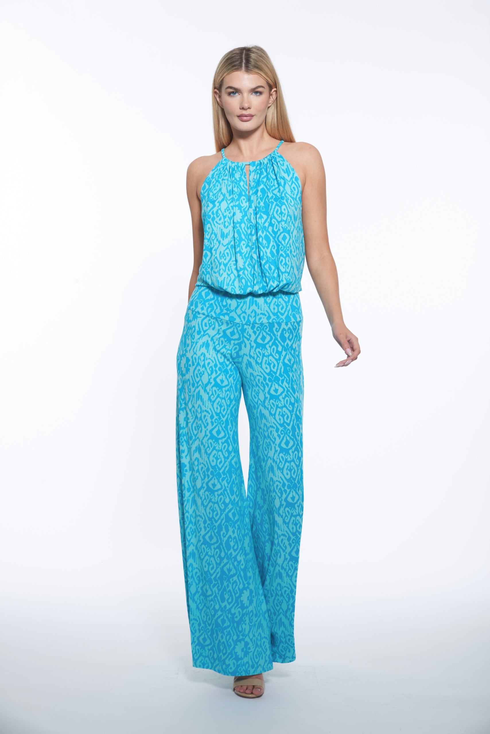 Walter Jumpsuit in Atlantis Print by Julian Chang