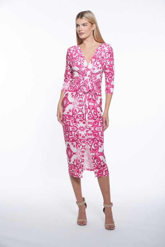 Amber Dress in Dolce Print by Julian Chang