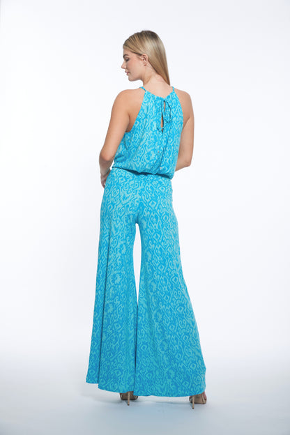Walter Jumpsuit in Atlantis Print by Julian Chang