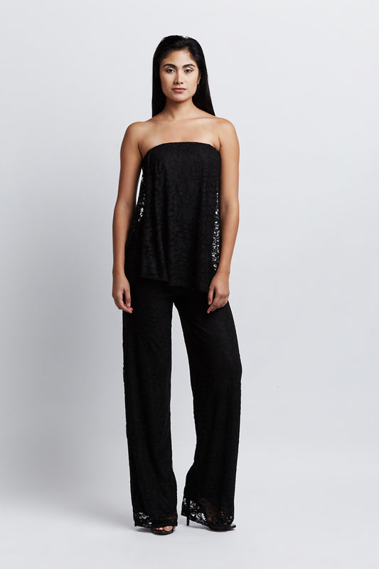 Ala Jumpsuit Black Lace