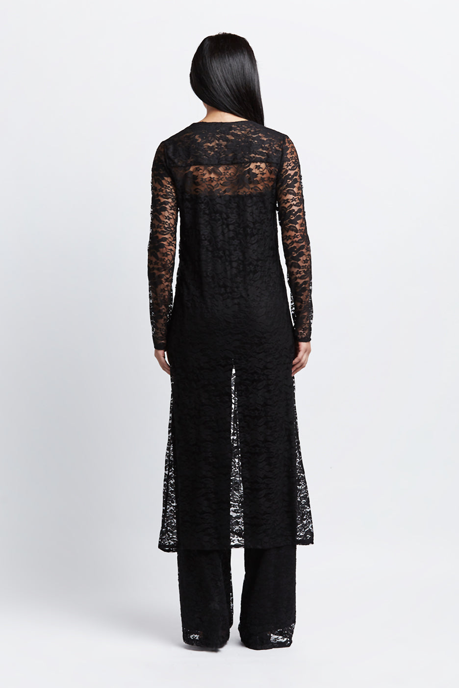 Carmen Duster Black Lace